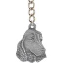 Dog Breed Keychain USA Pewter - English Cocker Spaniel (2.5")