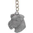 Dog Breed Keychain USA Pewter - Welsh Terrier (2.5")