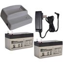 Power Pet Door Battery Charger Kit with 2 Batteries