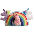 Snugarooz Hide & Seek Rainbow Plush Dog Toy