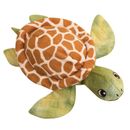 Snugarooz Shelldon the Turtle Plush Dog Toy, Green