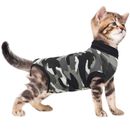 Suitical Recovery Suit for Cats Camo - XSmall